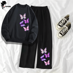 Women's Premium Sweatshirt And Pant Set