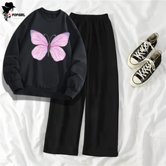 Women's Premium Sweatshirt And Pant Set