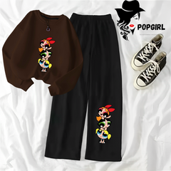 Women's Premium Sweatshirt And Pant Set