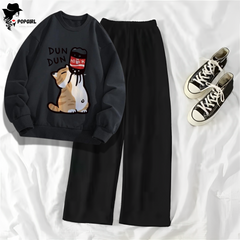 Women's Premium Sweatshirt And Pant Set