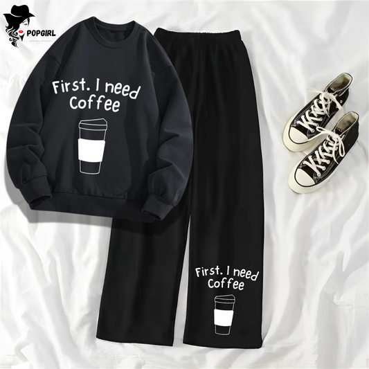 Women's Premium Sweatshirt And Pant Set