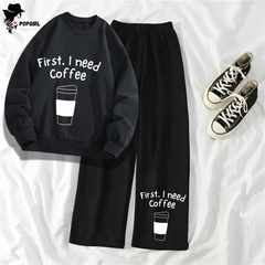 Women's Premium Sweatshirt And Pant Set