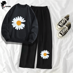 Women's Premium Sweatshirt And Pant Set
