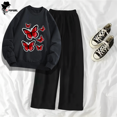 Women's Premium Sweatshirt And Pant Set