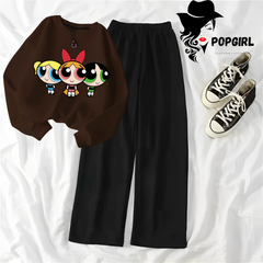 Women's Premium Sweatshirt And Pant Set