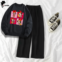 Women's Premium Sweatshirt And Pant Set