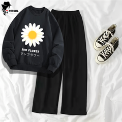 Women's Premium Sweatshirt And Pant Set