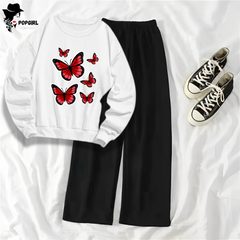 Women's Premium Sweatshirt And Pant Set
