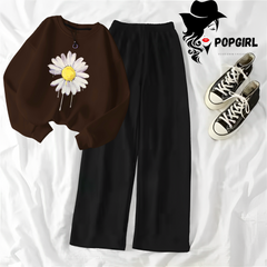 Women's Premium Sweatshirt And Pant Set