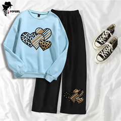 Women's Premium Sweatshirt And Pant Set