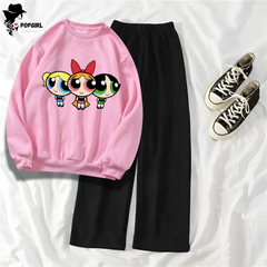 Women's Premium Sweatshirt And Pant Set