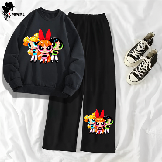 Women's Premium Sweatshirt And Pant Set