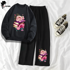 Women's Premium Sweatshirt And Pant Set
