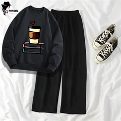 Women's Premium Sweatshirt And Pant Set