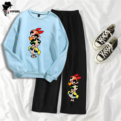 Women's Premium Sweatshirt And Pant Set