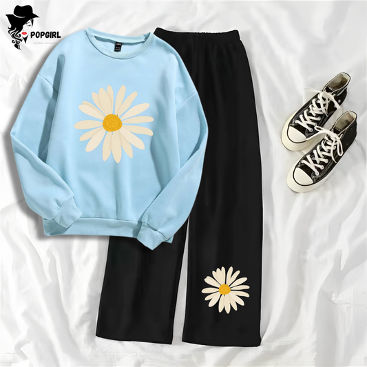 Women's Premium Sweatshirt And Pant Set