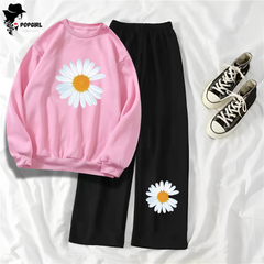 Women's Premium Sweatshirt And Pant Set