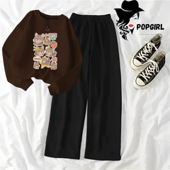 Women's Premium Sweatshirt And Pant Set