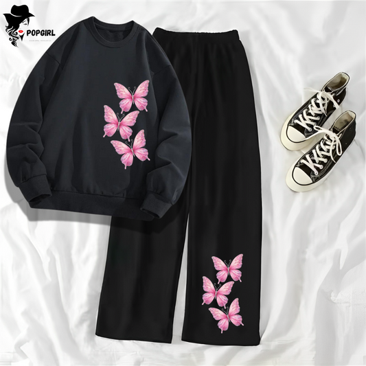 Women's Premium Sweatshirt And Pant Set