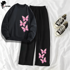 Women's Premium Sweatshirt And Pant Set