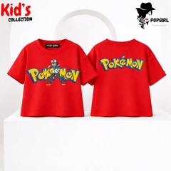 Kid's Drop Shoulder T shirt - Both Side Design