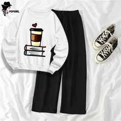 Women's Premium Sweatshirt And Pant Set