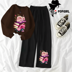 Women's Premium Sweatshirt And Pant Set