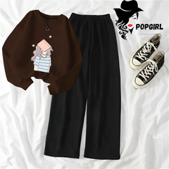 Women's Premium Sweatshirt And Pant Set