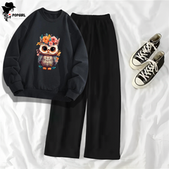 Women's Premium Sweatshirt And Pant Set