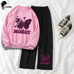 Women's Premium Sweatshirt And Pant Set