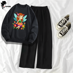 Women's Premium Sweatshirt And Pant Set