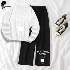 Women's Premium Sweatshirt And Pant Set