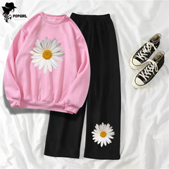 Women's Premium Sweatshirt And Pant Set