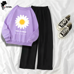 Women's Premium Sweatshirt And Pant Set