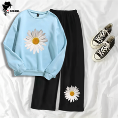 Women's Premium Sweatshirt And Pant Set