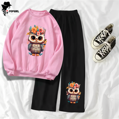Women's Premium Sweatshirt And Pant Set