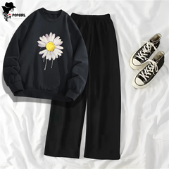 Women's Premium Sweatshirt And Pant Set