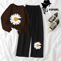 Women's Premium Sweatshirt And Pant Set