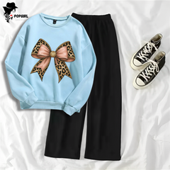 Women's Premium Sweatshirt And Pant Set