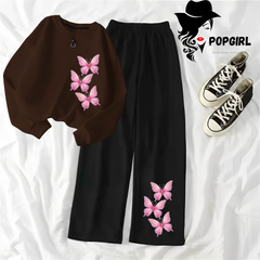 Women's Premium Sweatshirt And Pant Set