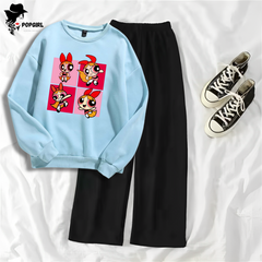 Women's Premium Sweatshirt And Pant Set