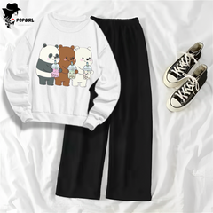 Women's Premium Sweatshirt And Pant Set