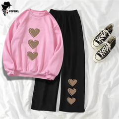 Women's Premium Sweatshirt And Pant Set