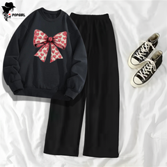 Women's Premium Sweatshirt And Pant Set
