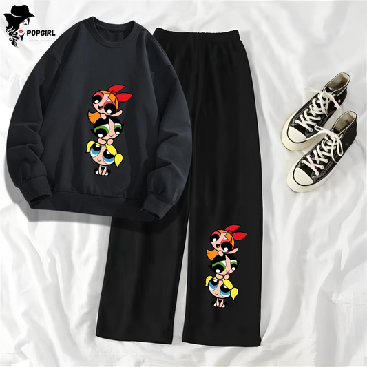 Women's Premium Sweatshirt And Pant Set