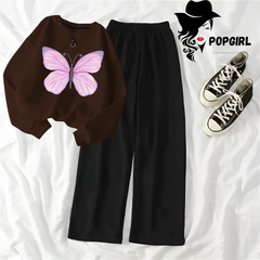 Women's Premium Sweatshirt And Pant Set