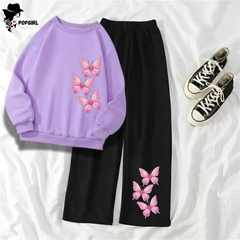 Women's Premium Sweatshirt And Pant Set