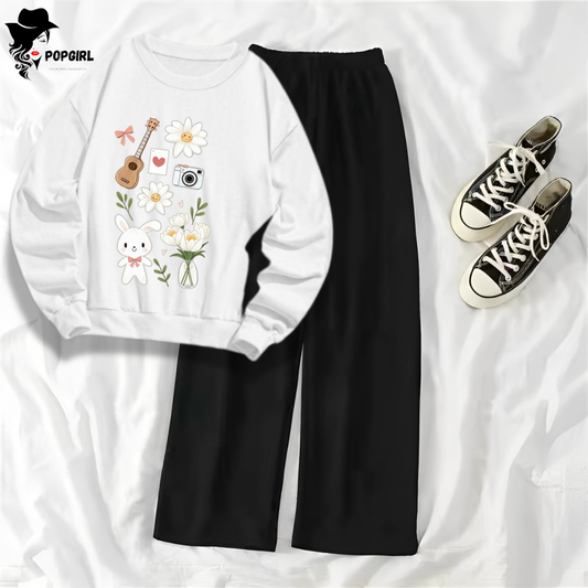 Women's Premium Sweatshirt And Pant Set