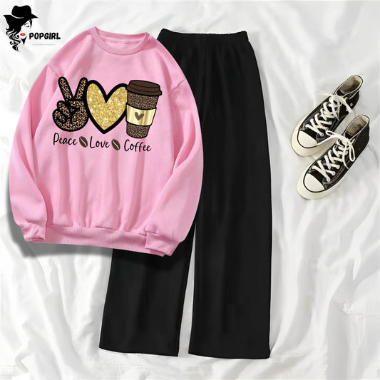Women's Premium Sweatshirt And Pant Set