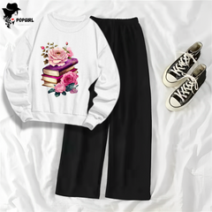 Women's Premium Sweatshirt And Pant Set